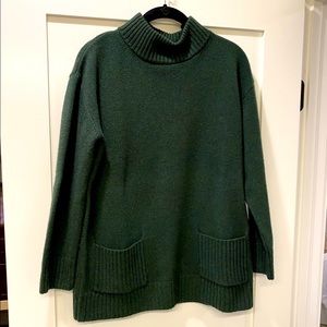 Army Green Cashmere Sweater - Large